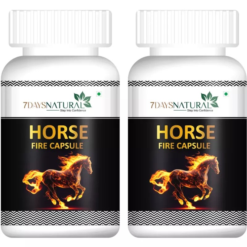 7Days Natural Horse Fire Capsule (60cap, Pack of 2)