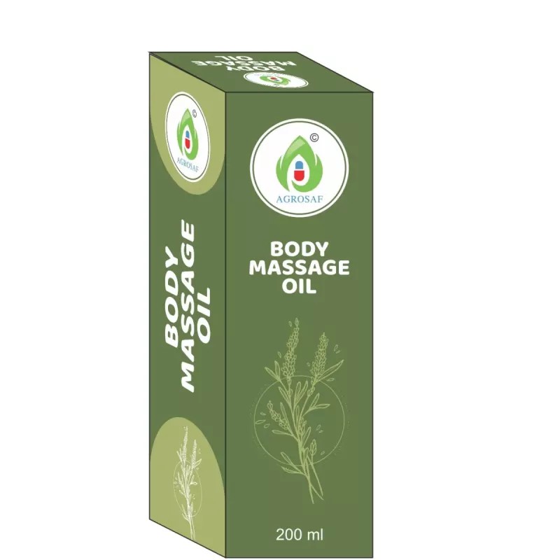 Agrosaf Pharmaceuticals Body Massage Oil (200ml)