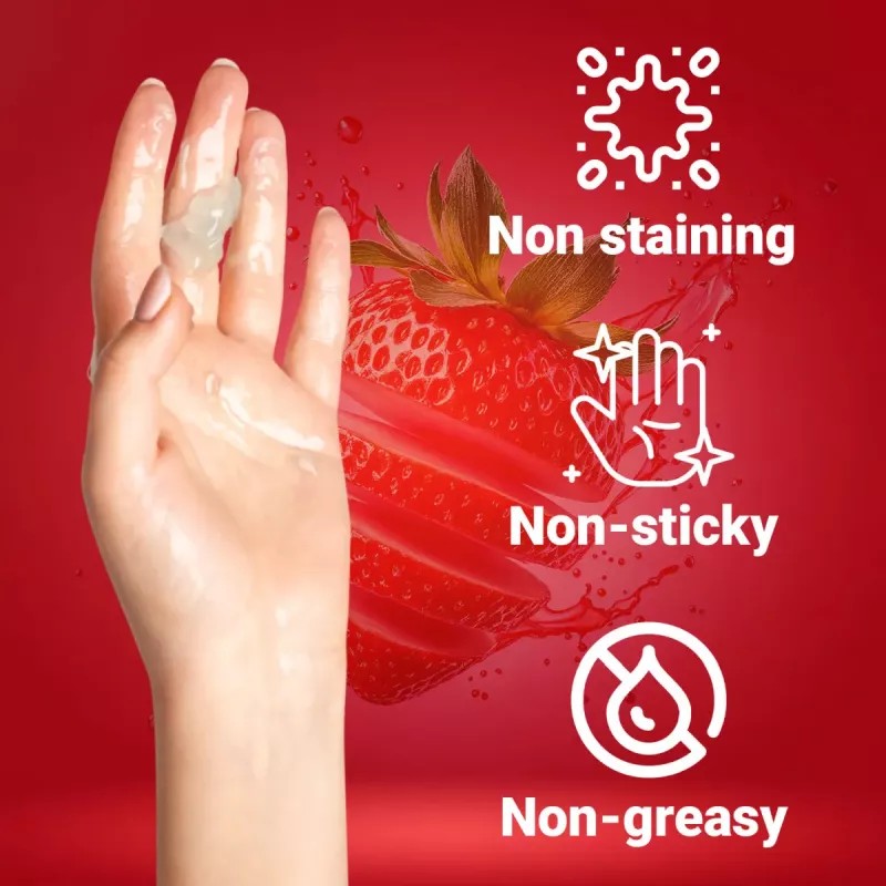 NottyBoy Slide Lubricant Gel Flavoureo Strawberry (100ml)