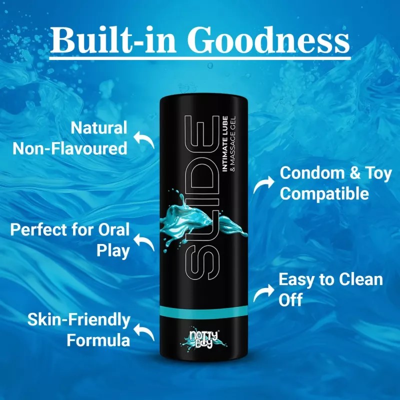 NottyBoy Slide Lubricant Gel Water Based (100ml)