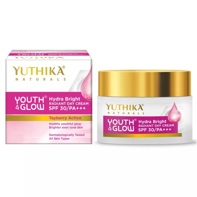 Yuthika Youth & Glow Hydra Bright Radiant Day Cream Spf30 Pa+++ (25g, Pack of 2)