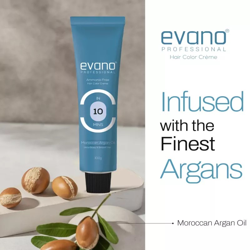EVANO In 10 Mins Hair Cream Dark Brown (100g)
