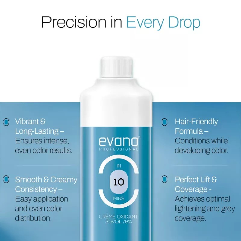 EVANO In 10 Mins Cream Oxidant 20Vol /6% (500g)