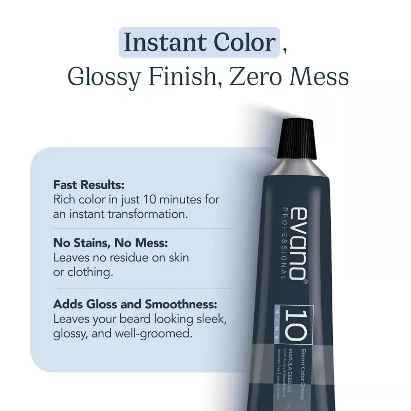 EVANO Beard Colour Creme For Men 3.0 Bark Brown (50g)