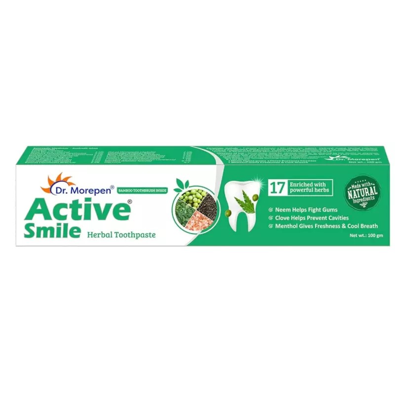 Dr Morepen Active Smile Herbal Toothpaste (100g)