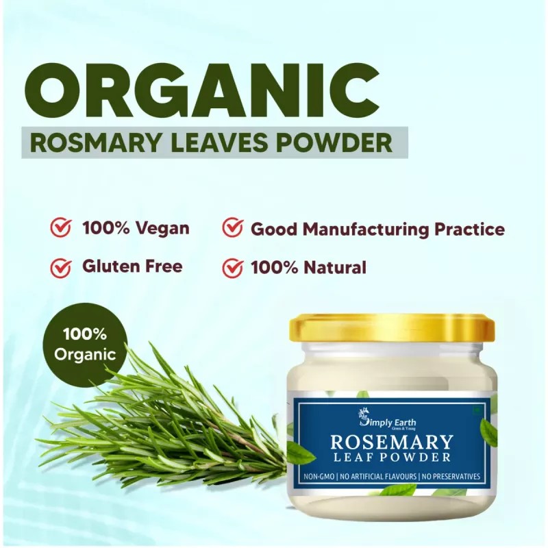 Simply Earth Rosemary Leaves Powder (100g)