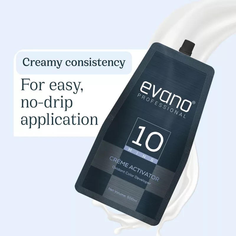 EVANO 10 Minutes Creme Activator Developer For Beard Colour (500ml)