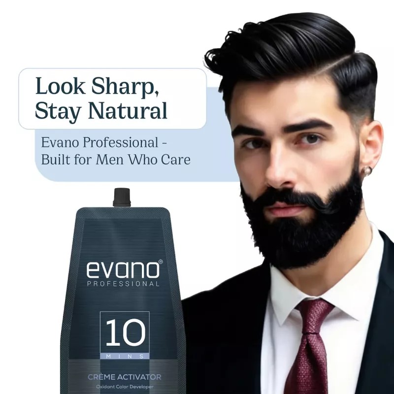 EVANO 10 Minutes Creme Activator Developer For Beard Colour (500ml)