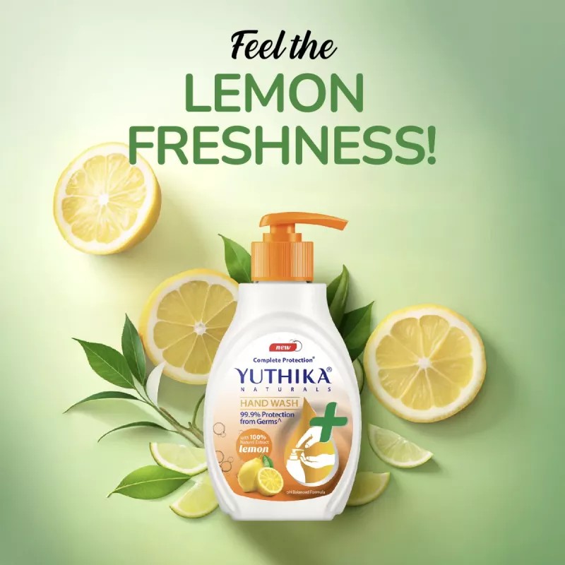 Yuthika Handwash Lemon (500ml)