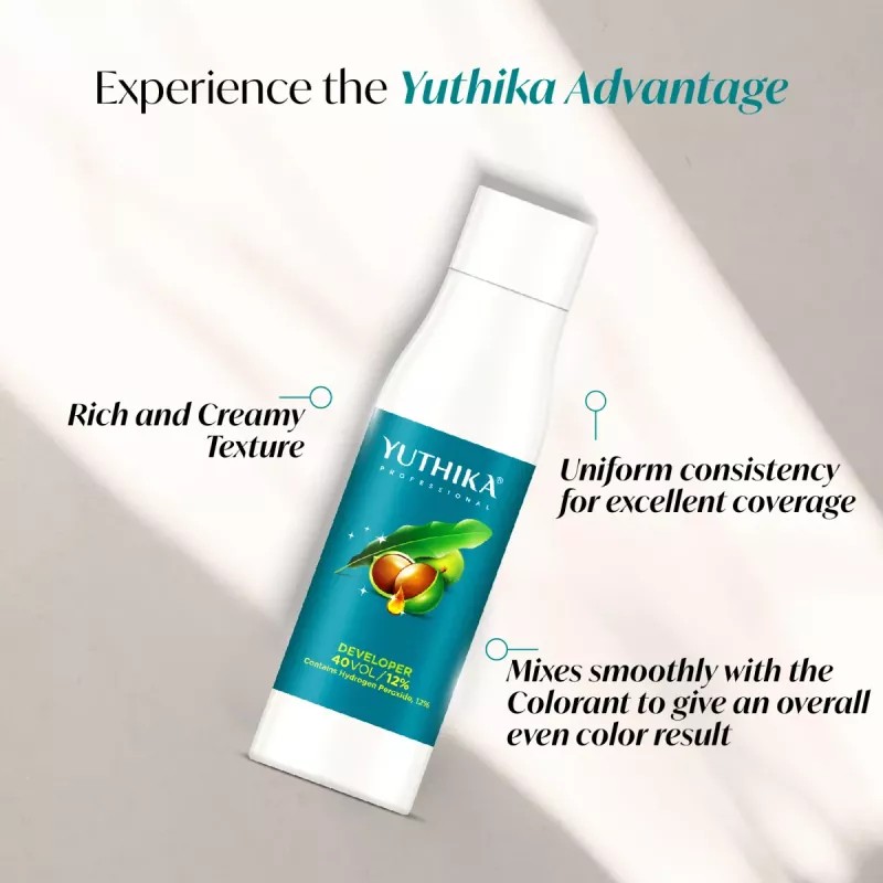 Yuthika Developer For Hair Color 40 Volume 12% (500ml)