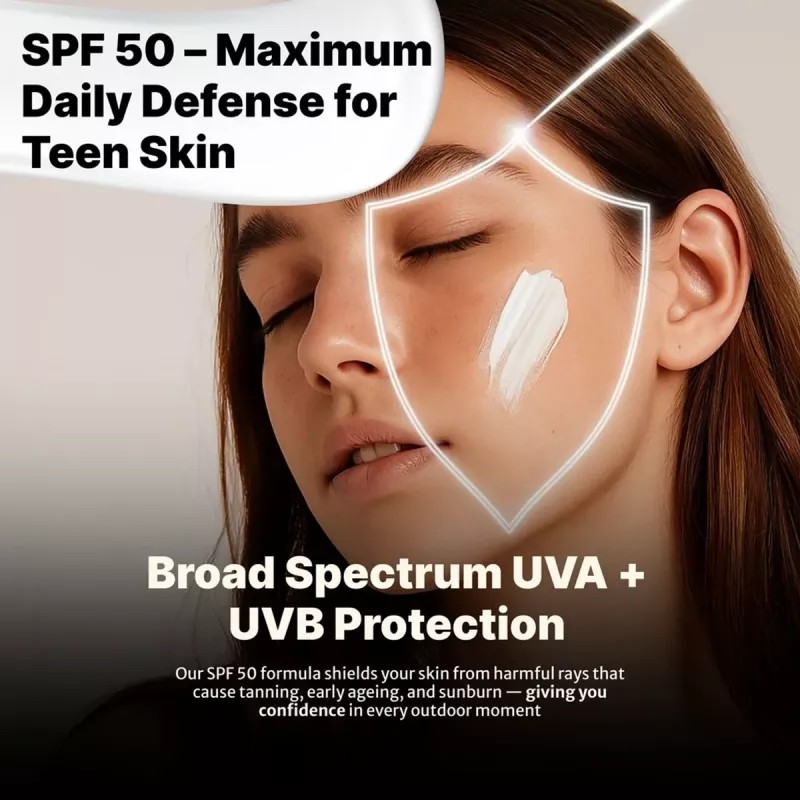 HealthBest TeenBest Sunscreen SPF 50 PA++++ (100ml)