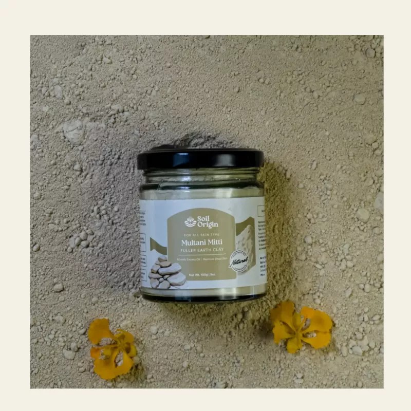 Soil Origin Multani Mitti Powder (Earth Fuller) (100g)