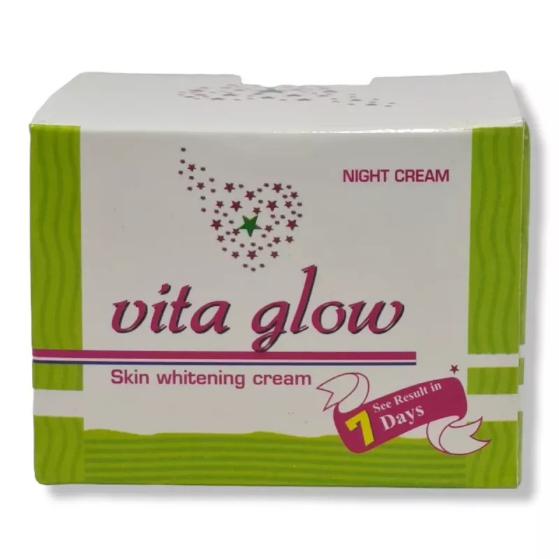 Vita Glow Skin Whitening Night Cream (30g, Pack of 2)