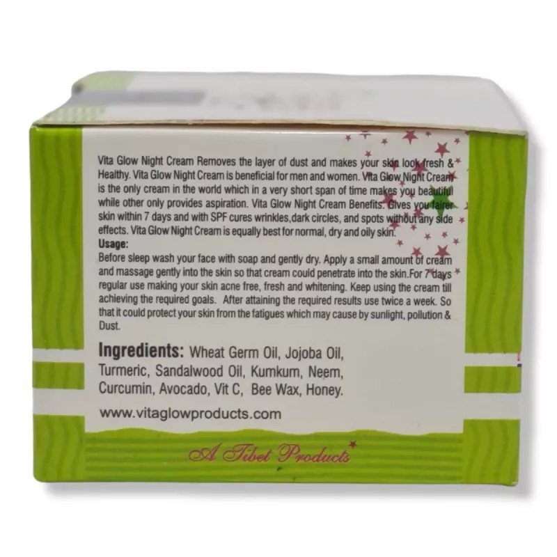 Vita Glow Skin Whitening Night Cream (30g, Pack of 2)