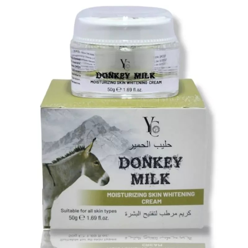 YC Donkey Milk Moisturising And Skin Whitening Cream (50g)