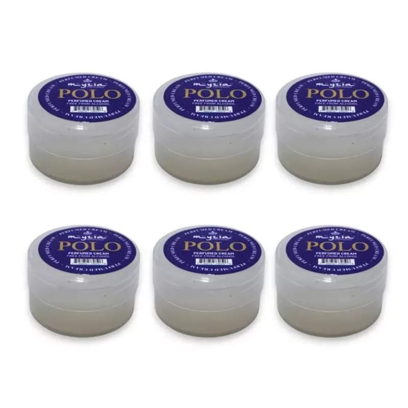 Myzia Polo Perfumed Cream (10g, Pack of 6)