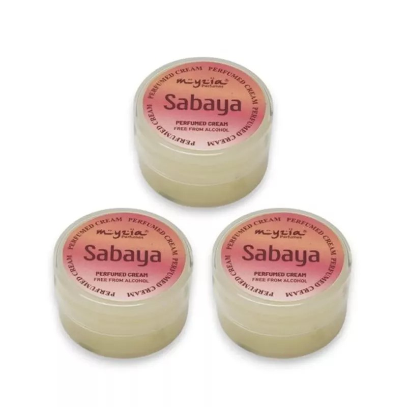 Myzia Sabaya Perfume Cream (10g, Pack of 3)