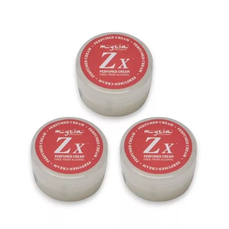 Myzia Zx Perfume Cream (10g, Pack of 3)