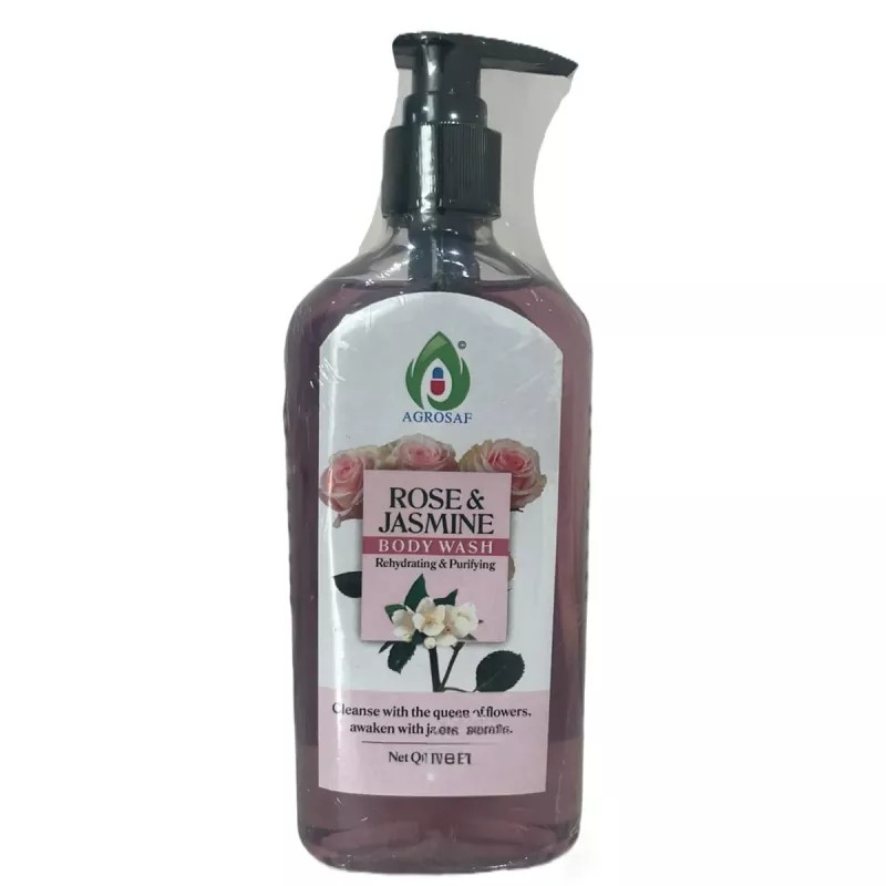 Agrosaf Pharmaceuticals Rose & Jasmine Body Wash (300ml)