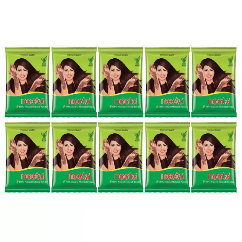 Neeta Mehendi Powder (40g, Pack of 10)
