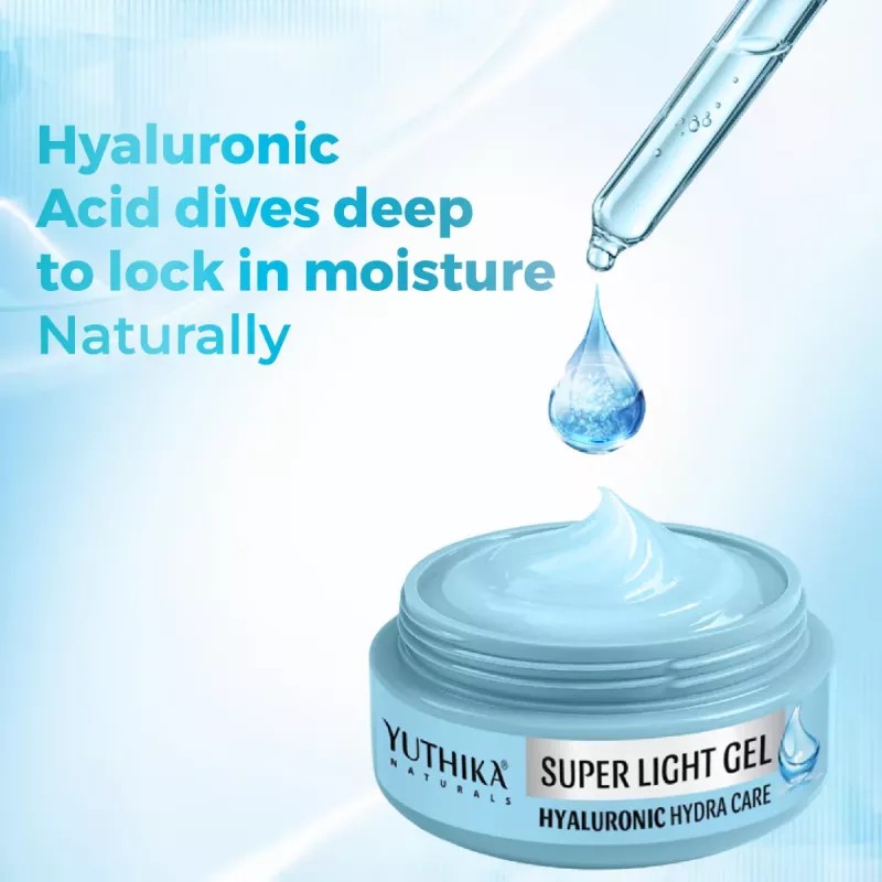 Yuthika Super Light Gel Face Moisturizer With Hyaluronic Acid (50ml)