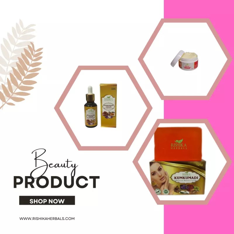 Rishika Herbals Best Skin Brightening Combo (Soap 125g + Oil 30ml + Cream 30g) (1Pack)