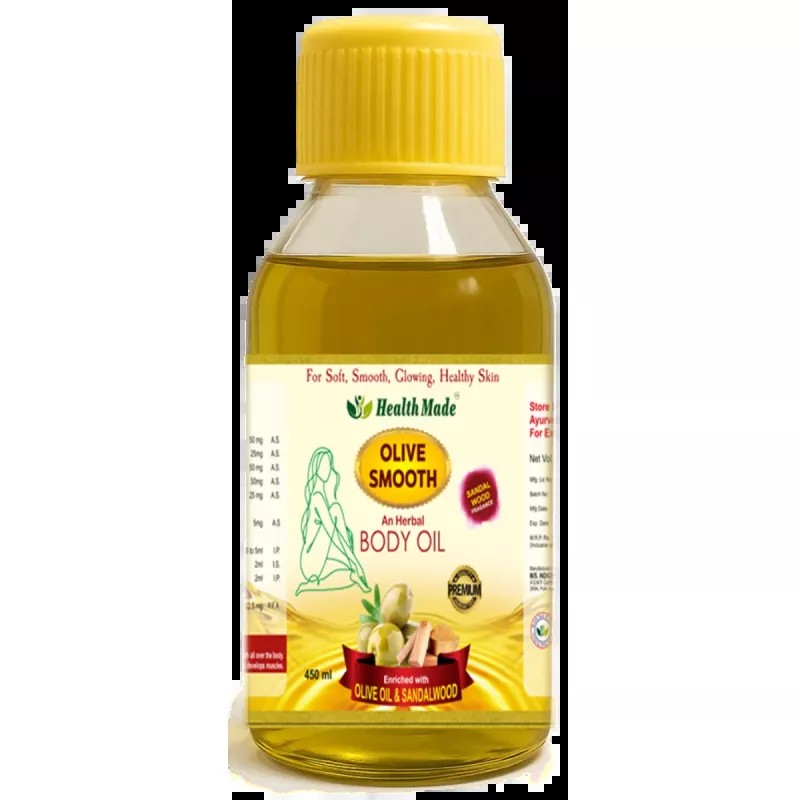 Health Made Olive Smooth Body Oil (450ml)