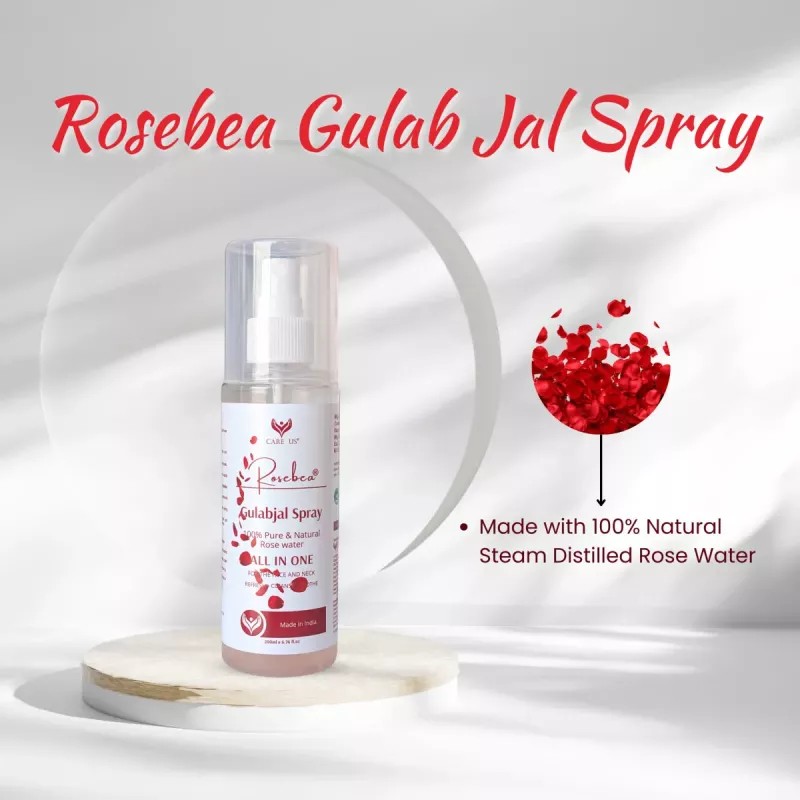 Care Us Rosebea Gulabjal Spray (200ml, Pack of 2)