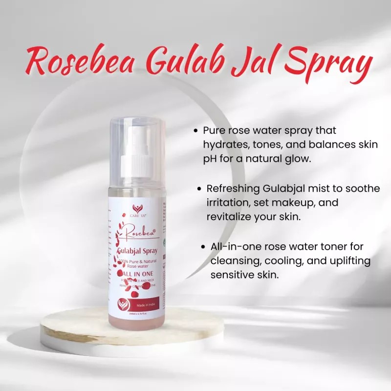 Care Us Rosebea Gulabjal Spray (200ml, Pack of 2)