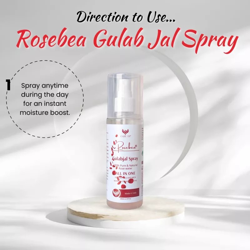 Care Us Rosebea Gulabjal Spray (200ml, Pack of 2)
