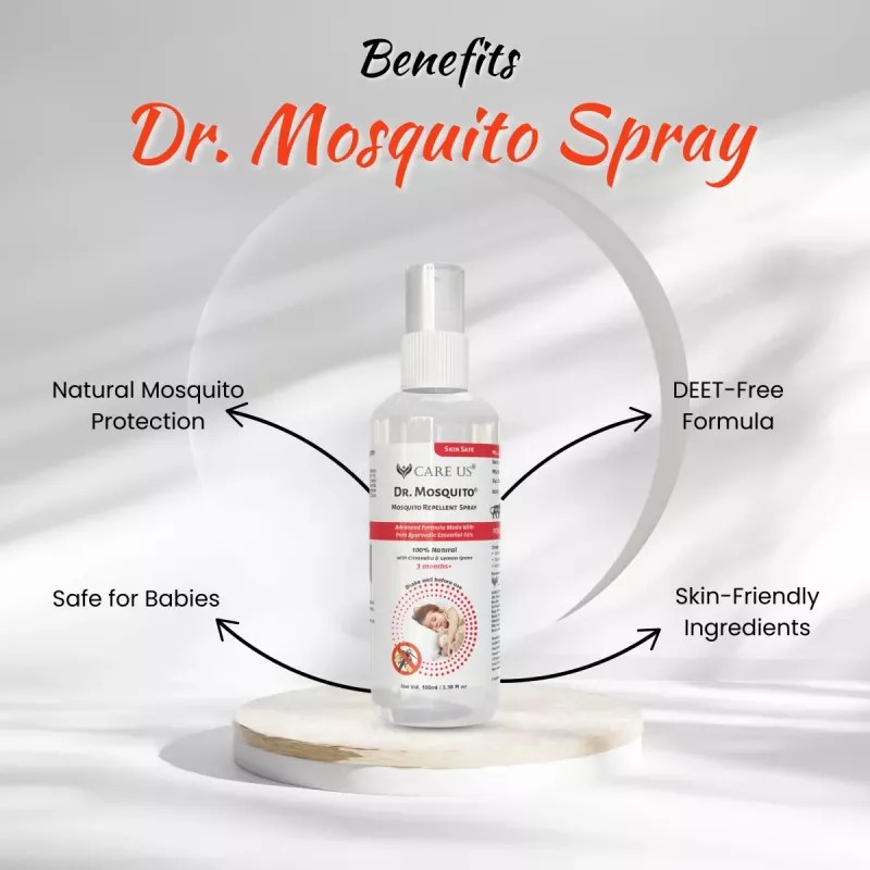 Care Us Dr Mosquito Spray (100ml, Pack of 2)