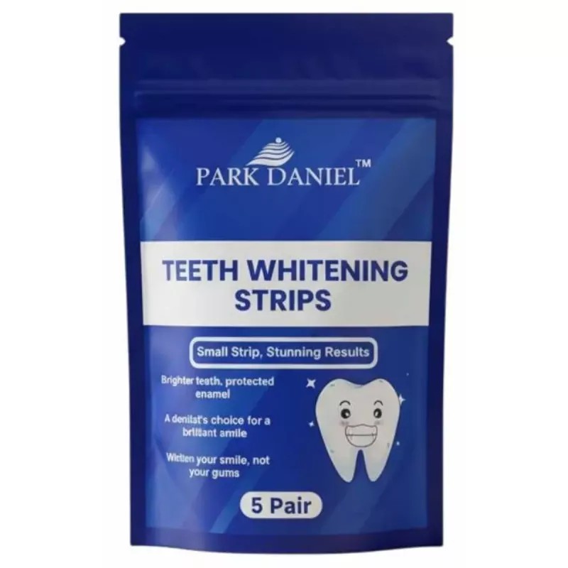 Park Daniel Teeth Whitening Strips (5Strip, Pack of 2)