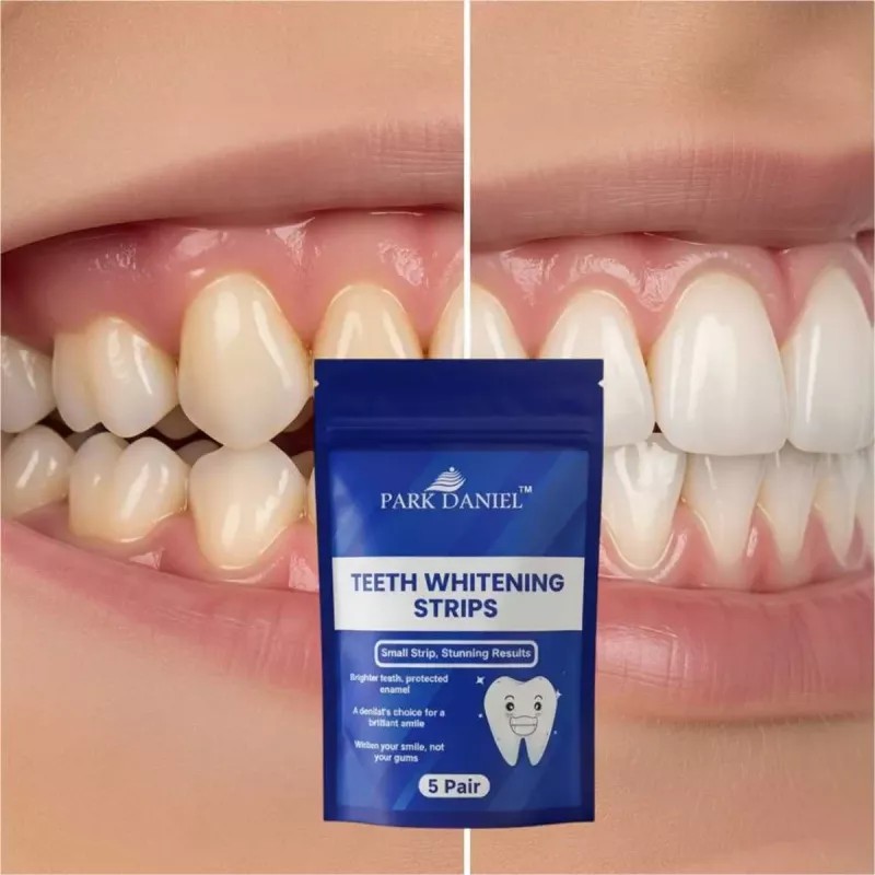 Park Daniel Teeth Whitening Strips (5Strip, Pack of 2)