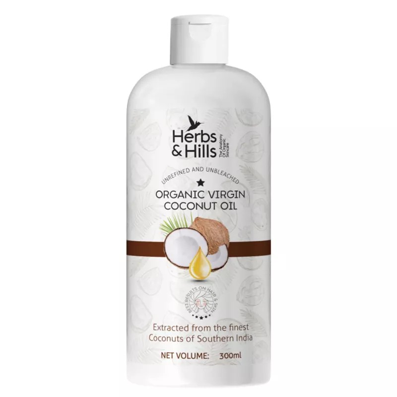 Herbs and Hills Organic Virgin Coconut Oil (300ml)