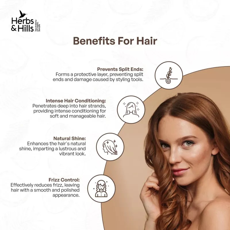 Herbs and Hills Organic Virgin Coconut Oil (300ml)