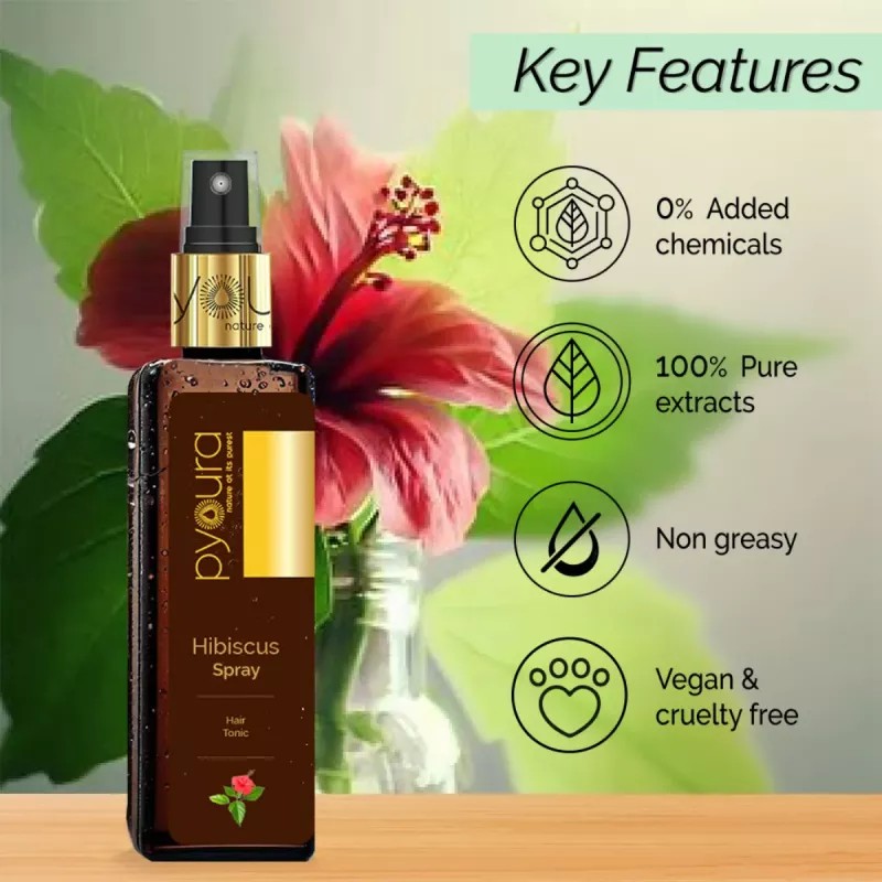 Pyoura Hibiscus Spray Hair Tonic (100ml)