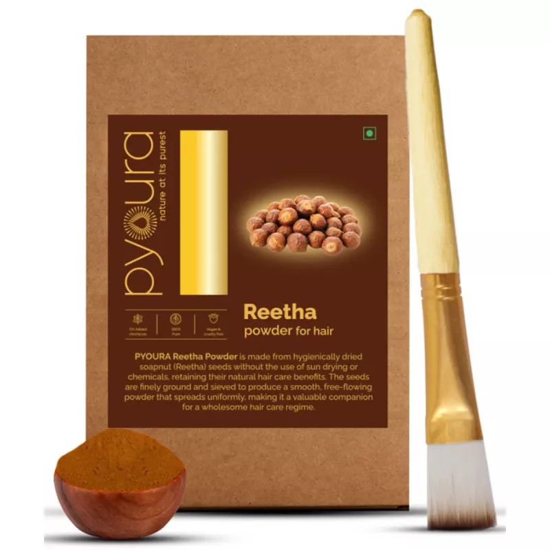 Pyoura Reetha Powder For Hair (200g)