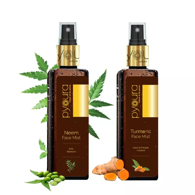 Pyoura Neem + Turmeric Face Mist Combo (Each 100ml) (1Pack)