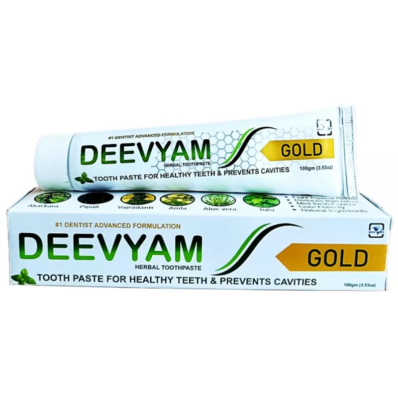 Deevyam Herbal Gold Toothpaste (100g)