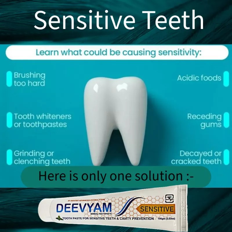 Deevyam Herbal Sensitive Toothpaste (100g)