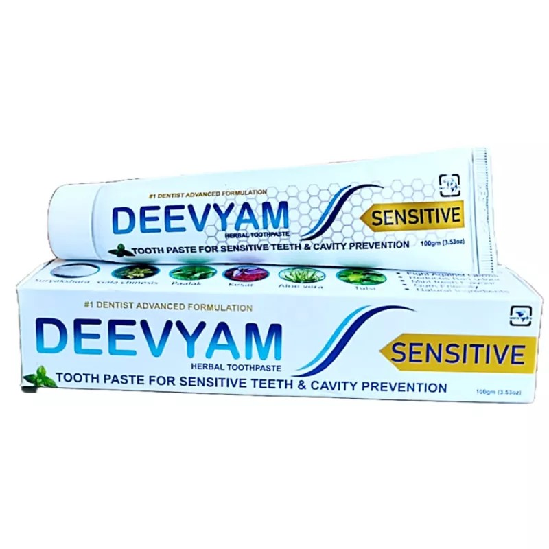 Deevyam Herbal Sensitive Toothpaste (100g, Pack of 2)