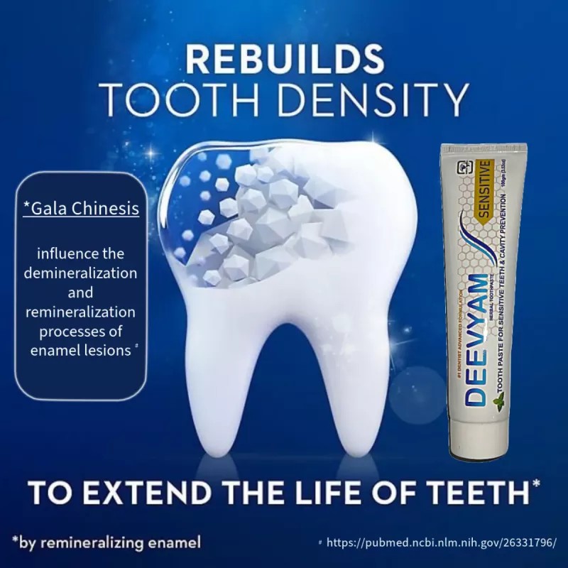 Deevyam Herbal Sensitive Toothpaste (100g, Pack of 2)