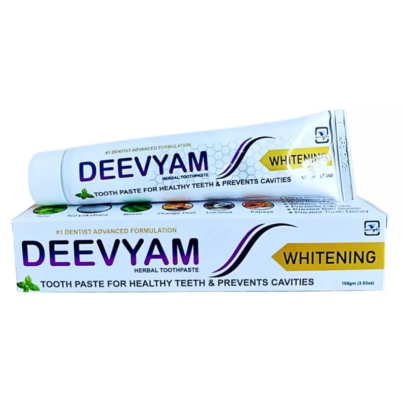 Deevyam Herbal Whitening Toothpaste (100g)