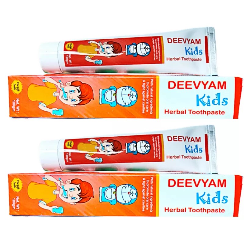 Deevyam Kids Herbal Toothpaste (100g, Pack of 2)
