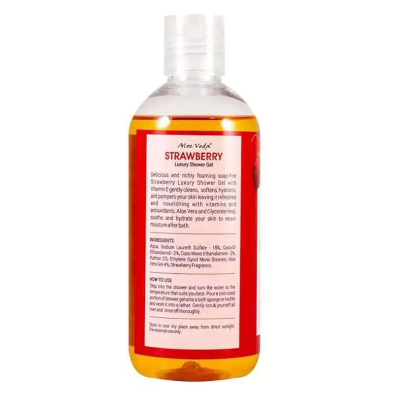 Aloe Veda Strawberry Luxury Shower Gel (300ml)