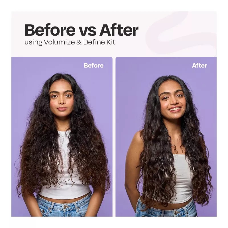 Manetain Volume Gel & Curl Cream (100ml Each) (1Pack)