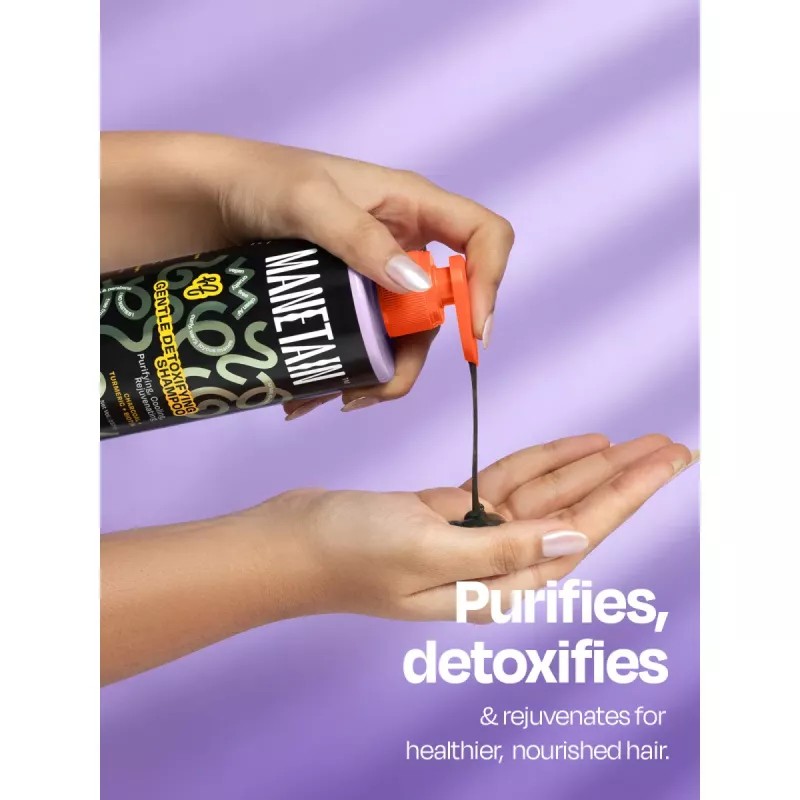 Manetain Gentle Detoxifying Shampoo with Charcoal (237ml)