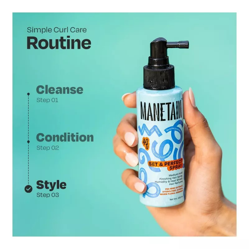 Manetain Set & Perfect Hair Spray (100ml)