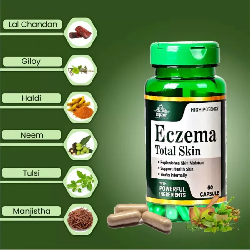 Cipzer Eczema Total Skin (60cap, Pack of 2)