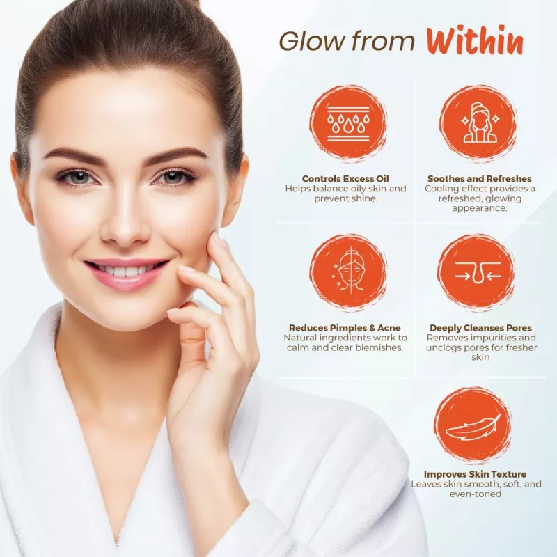 Nisha Multani Mitti Papaya Face Pack Powder (100g, Pack of 3)